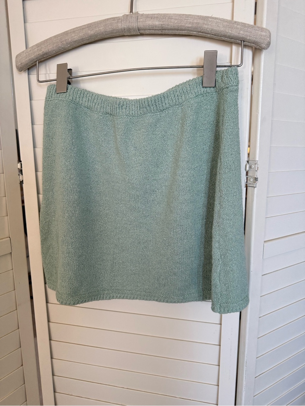 Free People FP Beach Sage Green Knit Mini Skirt small